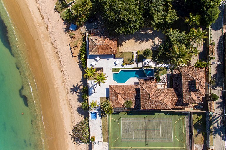 Buz039 - Casa frente al mar con piscina y cancha de tenis