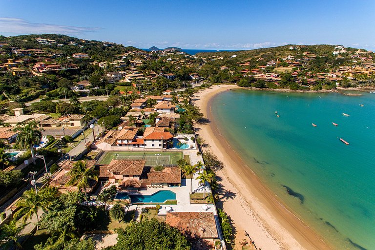 Buz039 - Casa frente al mar con piscina y cancha de tenis