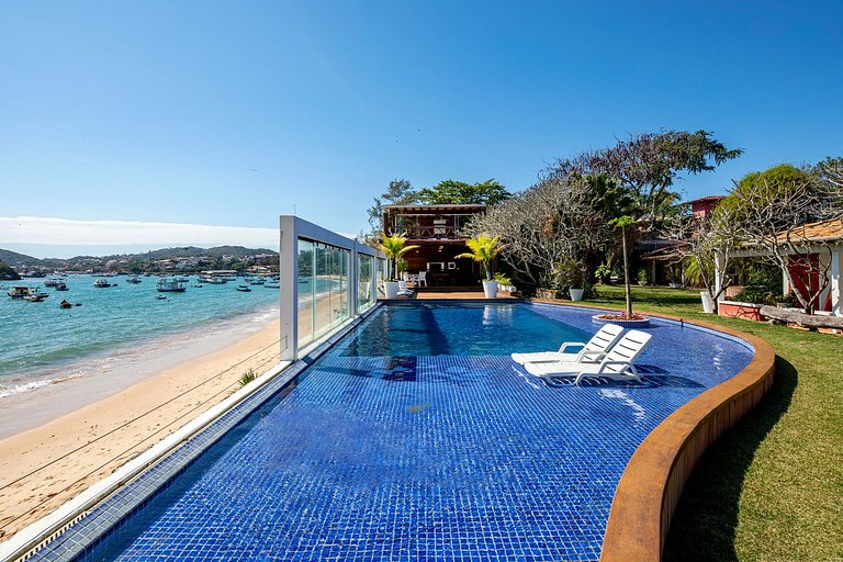 Buz005 - Belle villa en bord de mer à Buzios