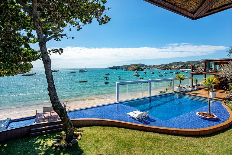 Buz005 - Belle villa en bord de mer à Buzios