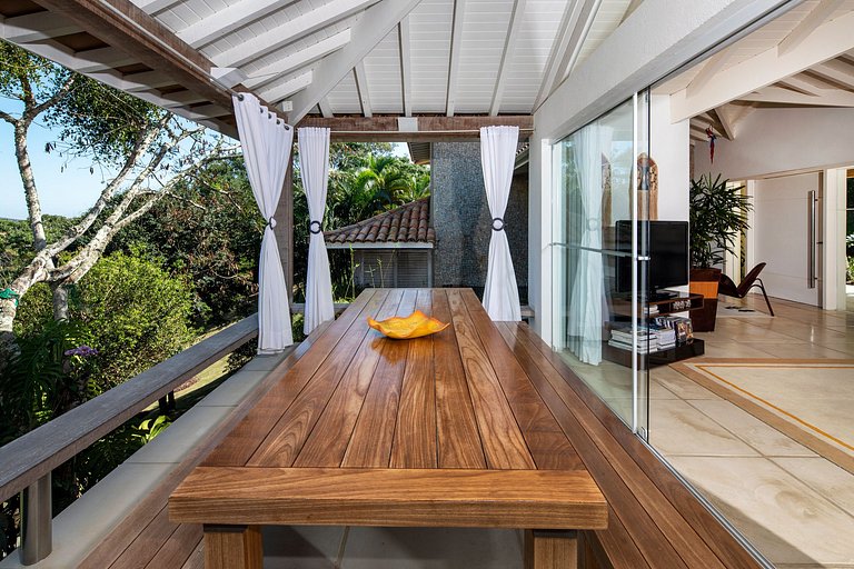 Buz055 - Charmosa villa de 5 suítes com vista em Geribá