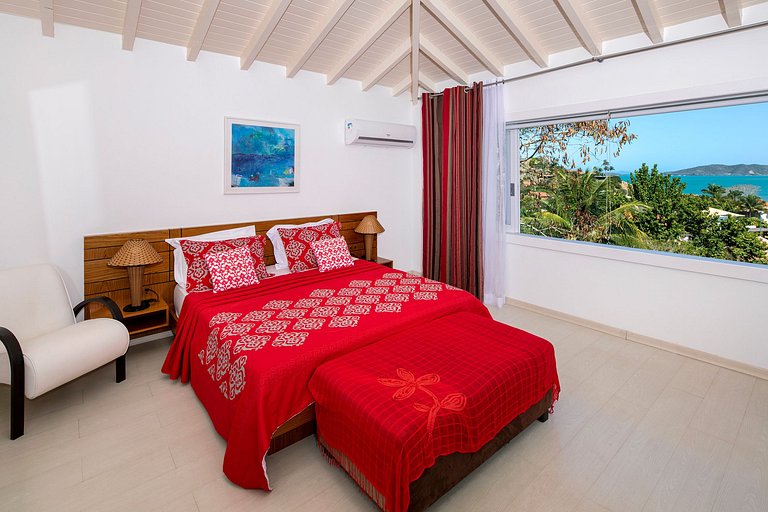 Buz055 - Charmosa villa de 5 suítes com vista em Geribá