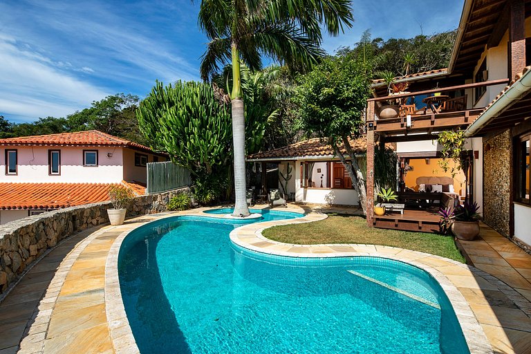 Buz025 - Villa de luxe avec 4 chambres et piscine à Búzios