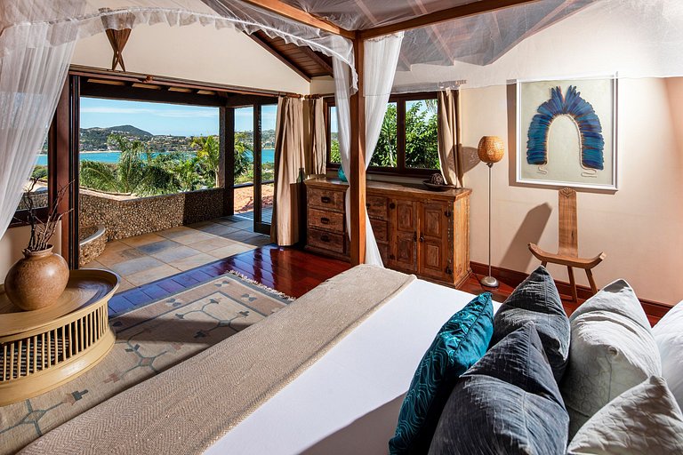 Buz025 - Casa de luxo com quatro quartos e piscina em Búzios