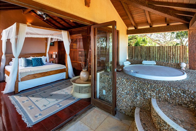 Buz025 - Casa de luxo com quatro quartos e piscina em Búzios