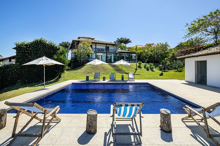 búzios, 5 chambres, plage Geribá, colline