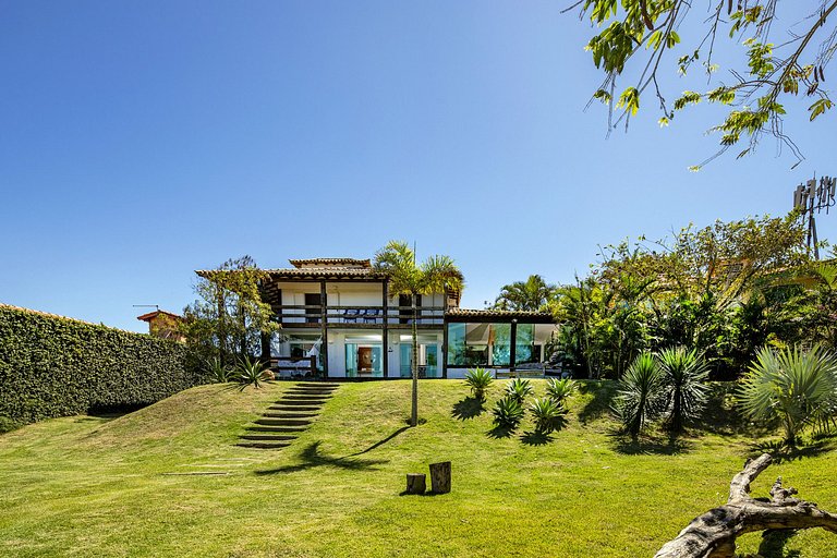 geriba beach, buzios, rio, house, 5 bedroom, hill, wooden de