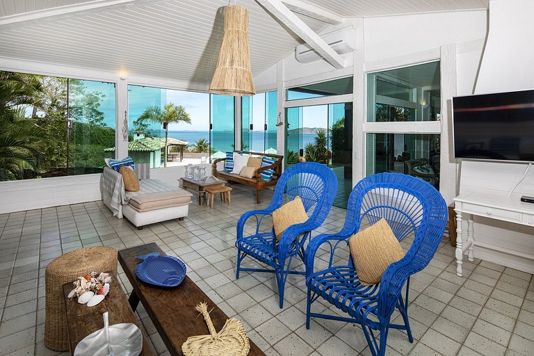 geriba beach, buzios, rio, house, 5 bedroom, hill, wooden de