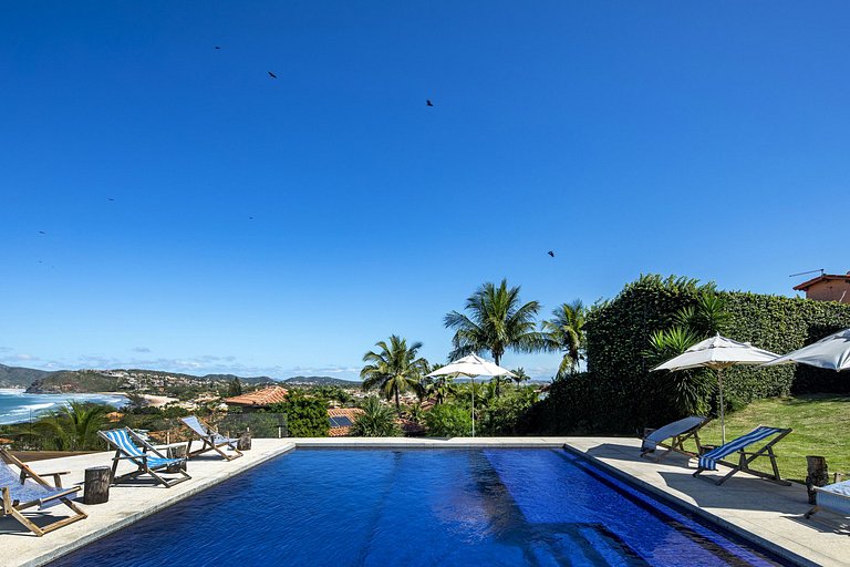 geriba beach, buzios, rio, house, 5 bedroom, hill, wooden de
