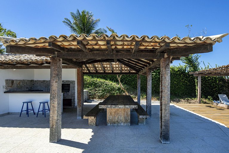 praia de geribá, 5 quartos, búzios, rio, colina, deck de mad