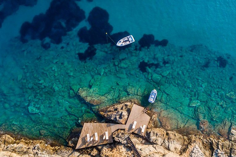Cyc064 - Villa à Syros avec vue sur la mer Égée