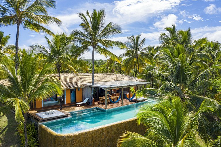 Bah153 - Casa de playa con vista linda en Itacaré