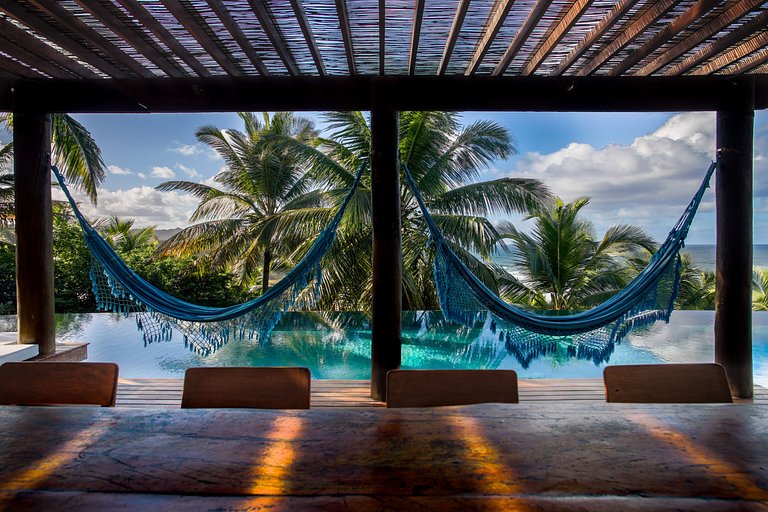 Bah153 - Villa de plage avec vue imprenable à Itacaré