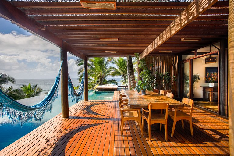 Bah153 - Casa de playa con vista linda en Itacaré