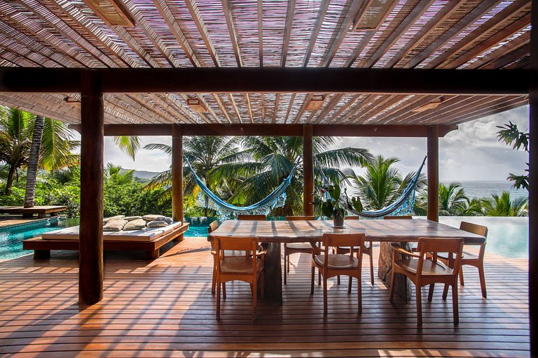 Bah153 - Casa de playa con vista linda en Itacaré