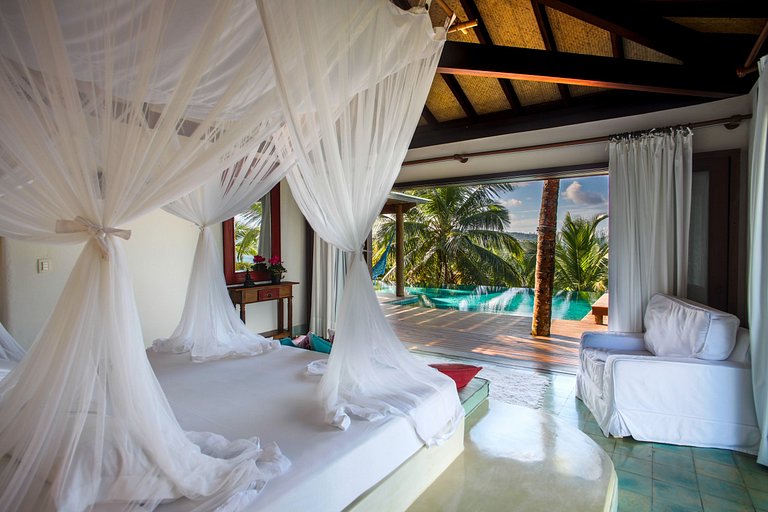 Bah153 - Casa de playa con vista linda en Itacaré