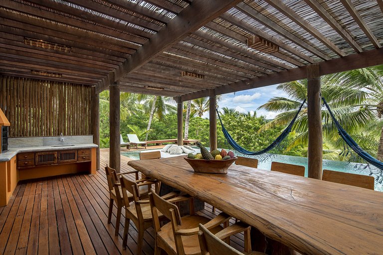 Bah153 - Casa de playa con vista linda en Itacaré