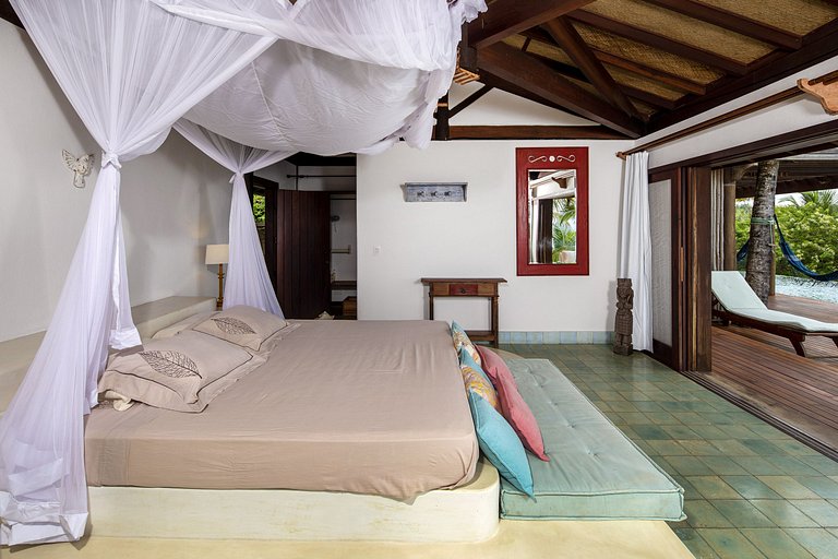 Bah153 - Beach house with amazing view in Itacaré