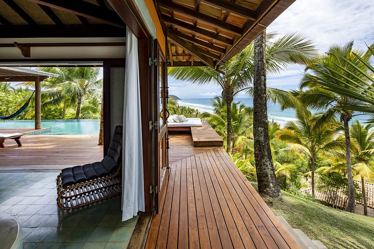 Bah153 - Villa de plage avec vue imprenable à Itacaré