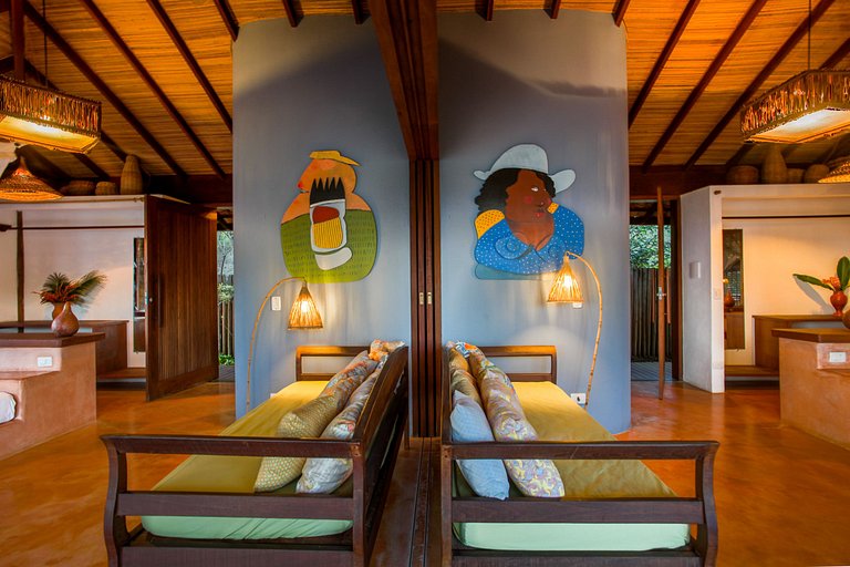 Bah153 - Casa de playa con vista linda en Itacaré