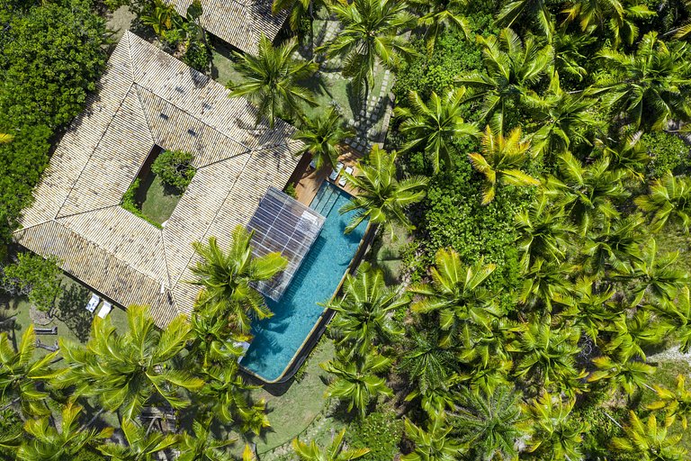 Bah153 - Casa de playa con vista linda en Itacaré