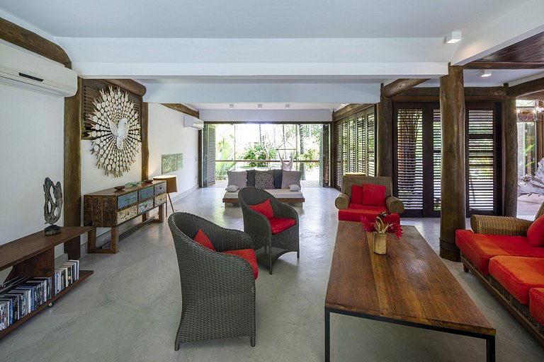 Bah502 - Villa charmosa com 5 quartos em Boipeba