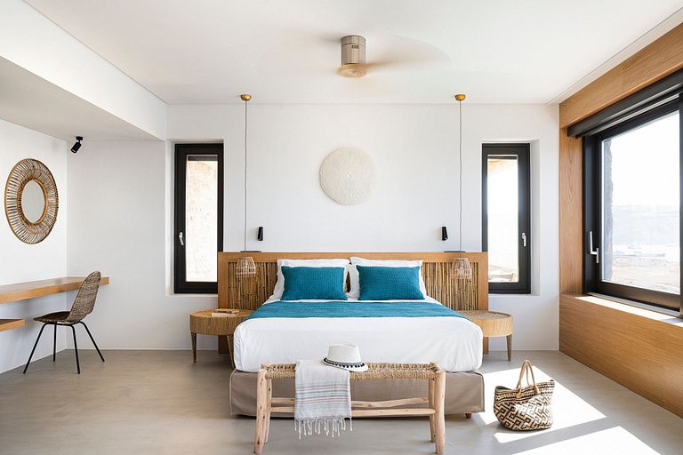 Cyc081 - Villa na beira da rocha, Mykonos