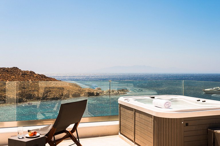 Cyc081 - Villa na beira da rocha, Mykonos