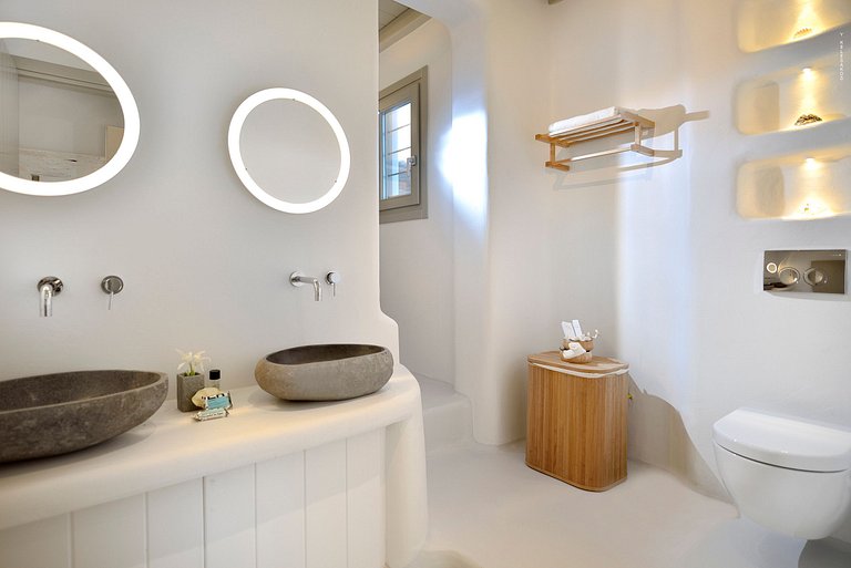 Cyc084 - Villa au-dessus de la plage d'Elia, Mykonos
