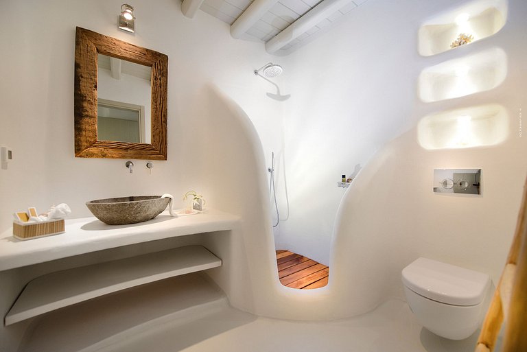 Cyc084 - Villa above Elia beach, Mykonos