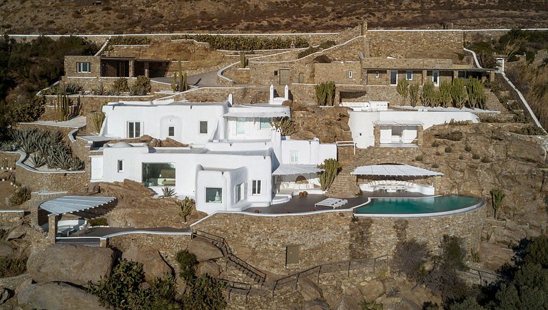 Cyc086 - Villa avec vue sur la mer Égée, Mykonos