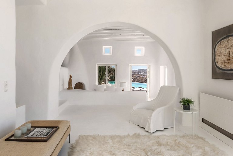 Cyc086 - Villa avec vue sur la mer Égée, Mykonos