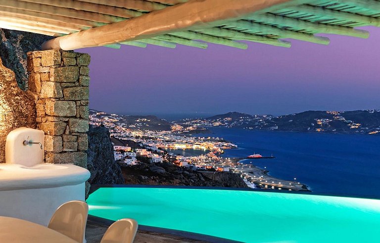 Cyc086 - Villa avec vue sur la mer Égée, Mykonos