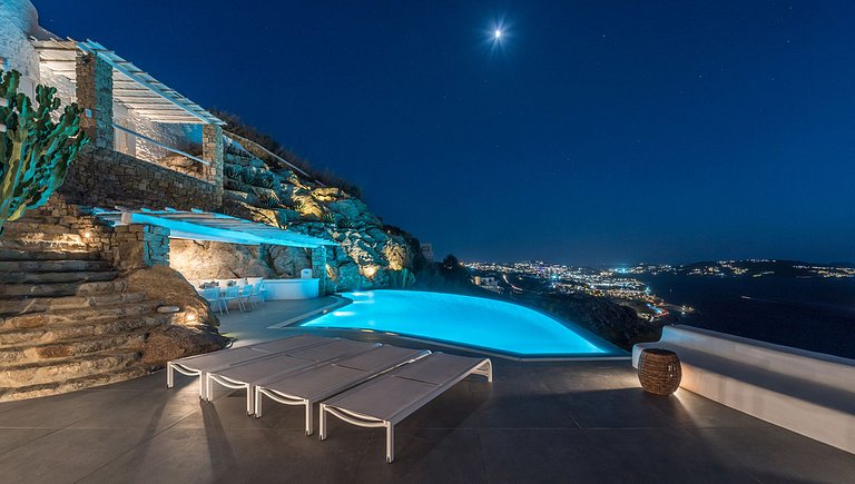 Cyc086 - Villa avec vue sur la mer Égée, Mykonos