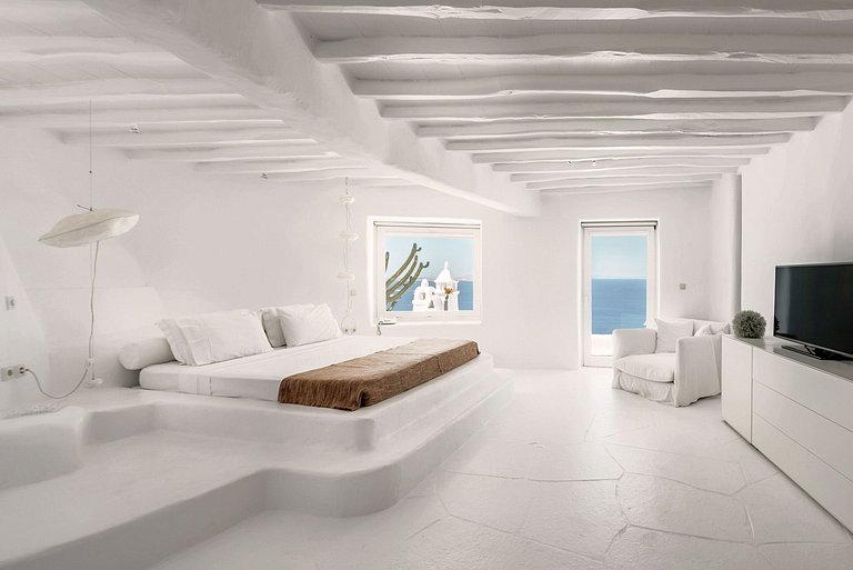 Cyc086 - Villa com vista para o Mar Egeu, Mykonos