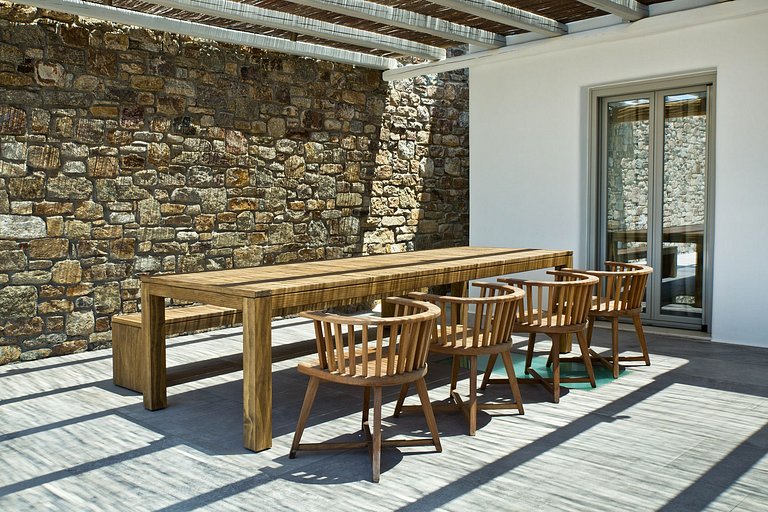 Cyc090 - Cycladic Villa with Hot Tub and Sea Views in Mykono