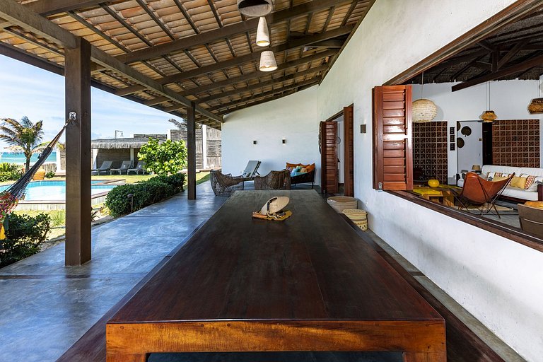 Cea016 - Belle villa de plage de 6 chambres à Guajiru