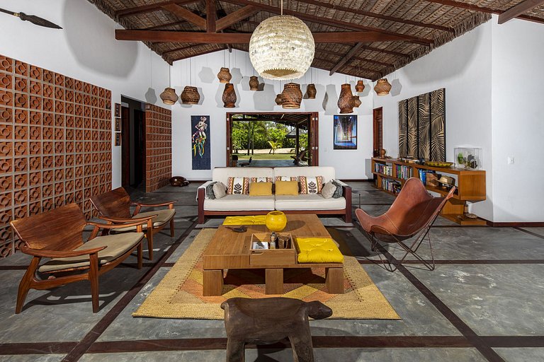 Cea016 - Belle villa de plage de 6 chambres à Guajiru