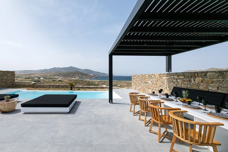Cyc078 - Villa à Ftelia Beach, Mykonos