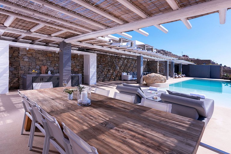 Cyc043 - Villa with a panoramic view of Mykonos
