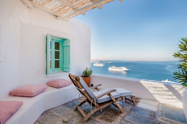 Cyc074 - Villa, authentic Greek architecture, Mykonos