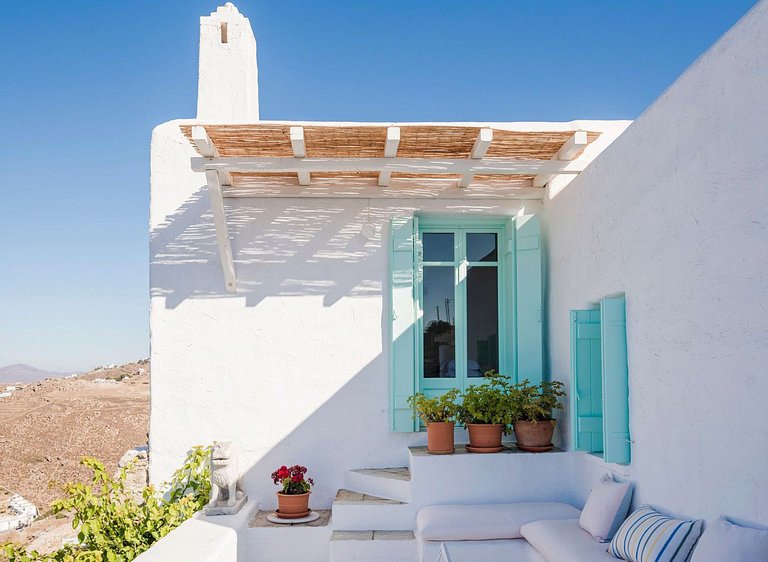 Cyc074 - Villa, authentic Greek architecture, Mykonos