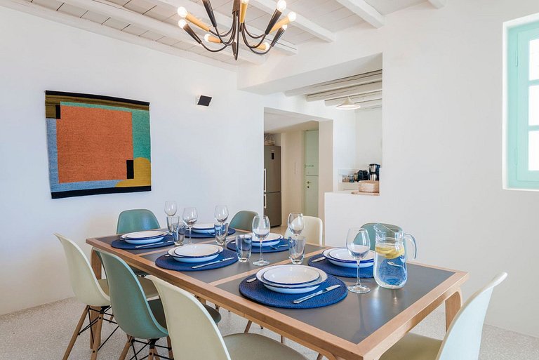 Cyc074 - Villa, arquitetura grega autêntica, Mykonos