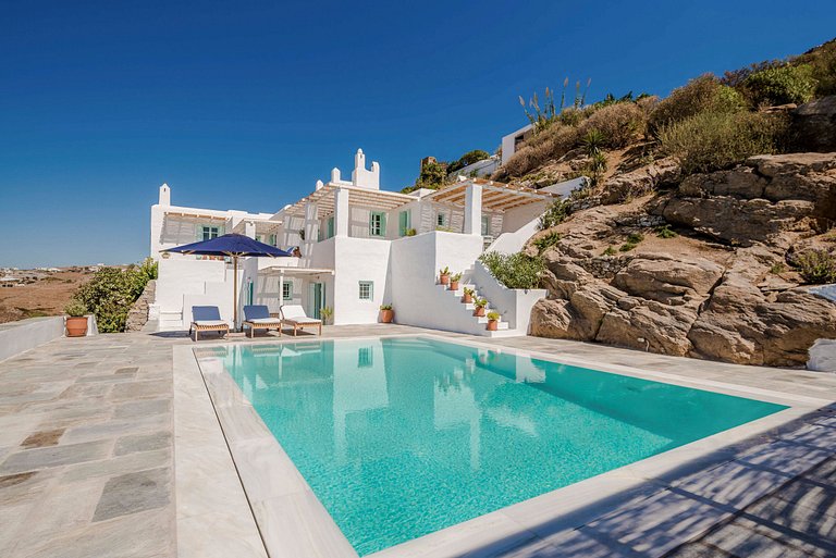 Cyc074 - Villa, authentic Greek architecture, Mykonos