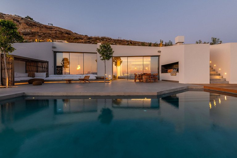 Cyc073 - Villa, style minimaliste moderne, Mykonos