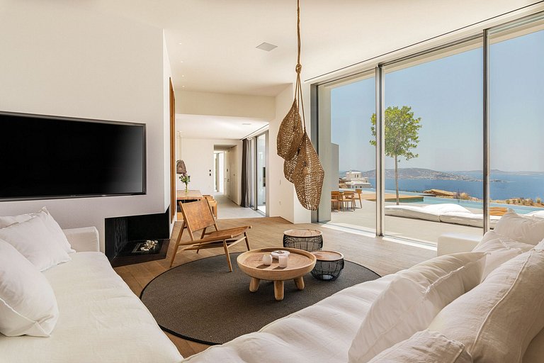 Cyc073 - Villa, style minimaliste moderne, Mykonos
