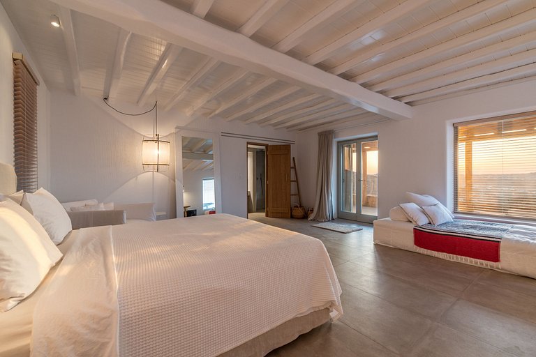 Cyc075 - Elégante villa avec vue sur la mer Égée, Mykonos.