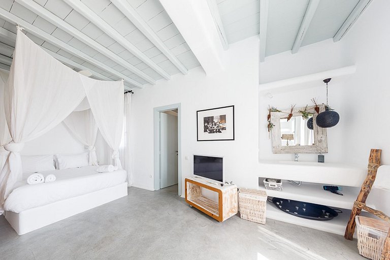 Cyc071 - Villa avec cinéma en plein air à Mykonos