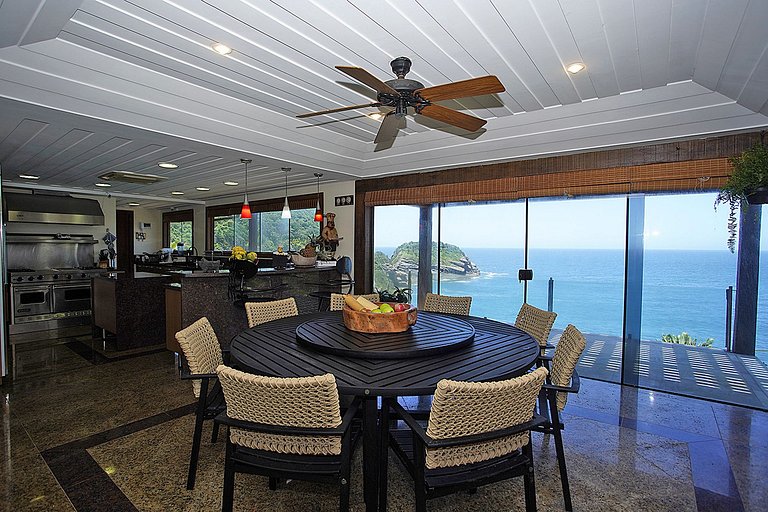 Buz007 - Villa with pool and view of Ferradura beach