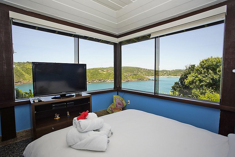 Buz007 - Villa with pool and view of Ferradura beach